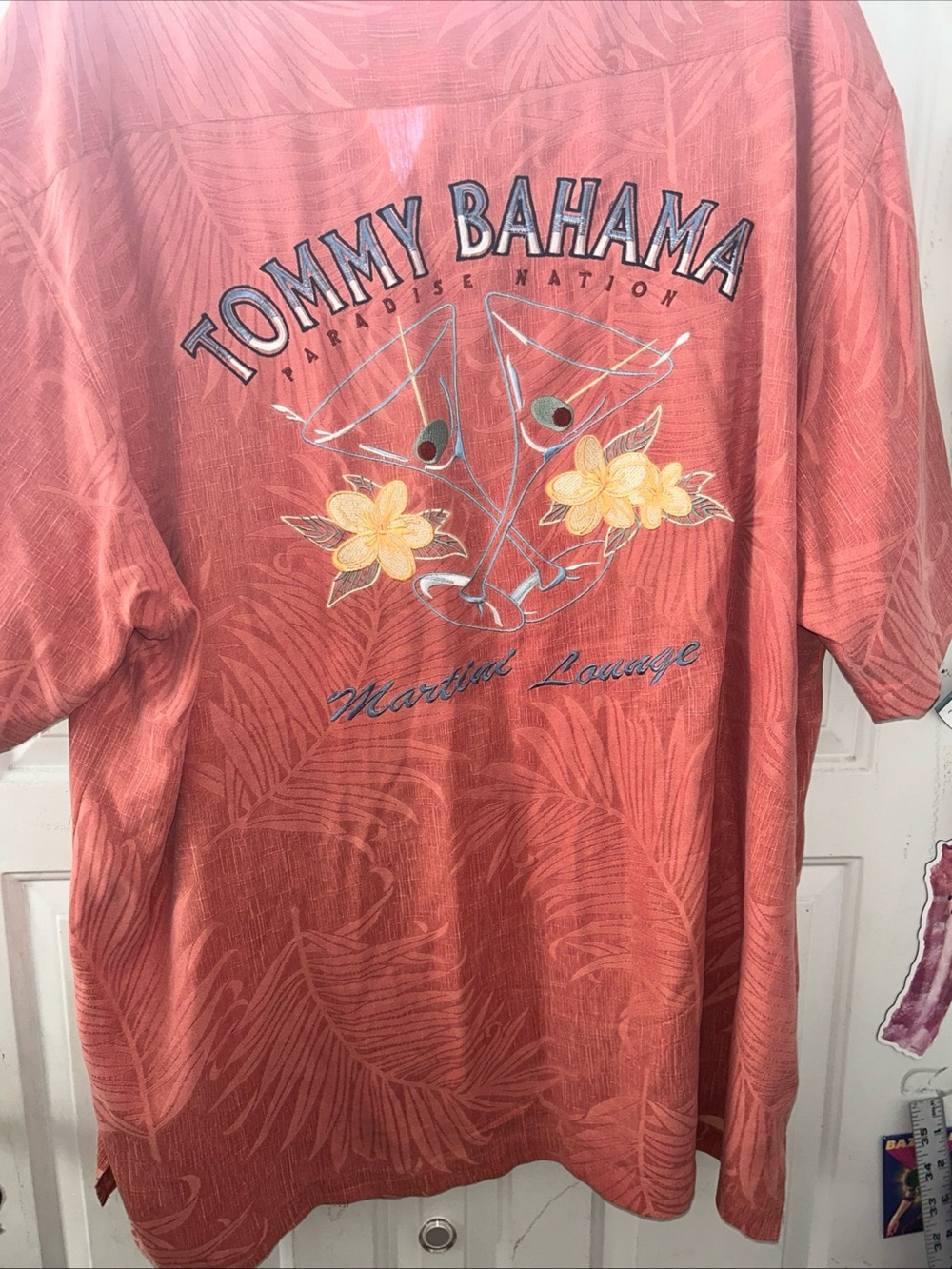 Tommy Bahama Coral Short-Sleeve Tropical Camp Shirt XXL 27 chest & 33 long